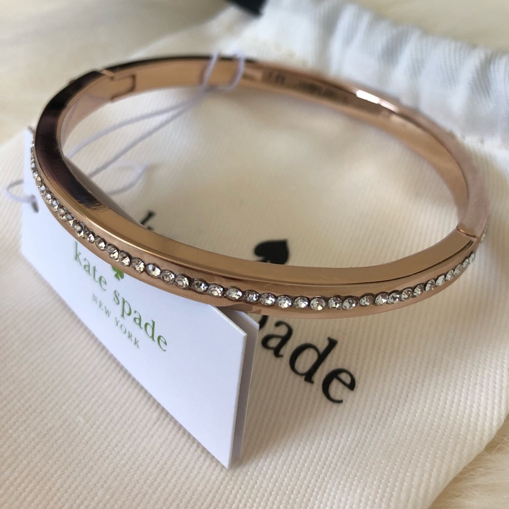 NEW Kate Spade Rose Gold Ring it Up Bangle